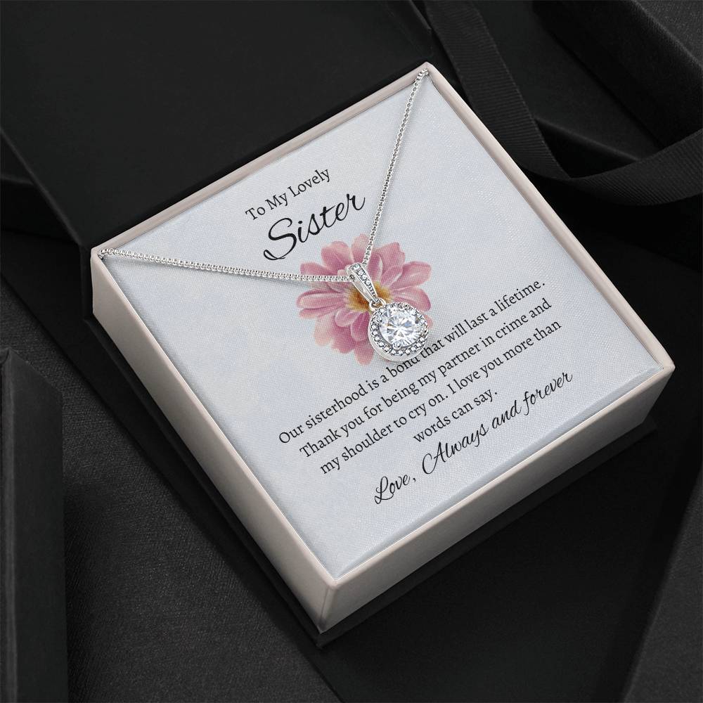To My Beautiful Sister – Eternal Hope Necklace | A Timeless Gift For A Cherished Sister