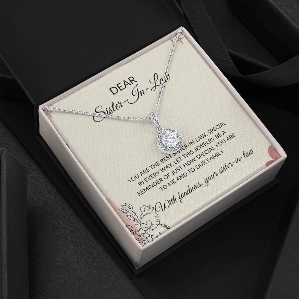 To My Dear Sister-in-law | Eternal Hope Necklace | Heartfelt Jewelry Gift For Sister-in-Law