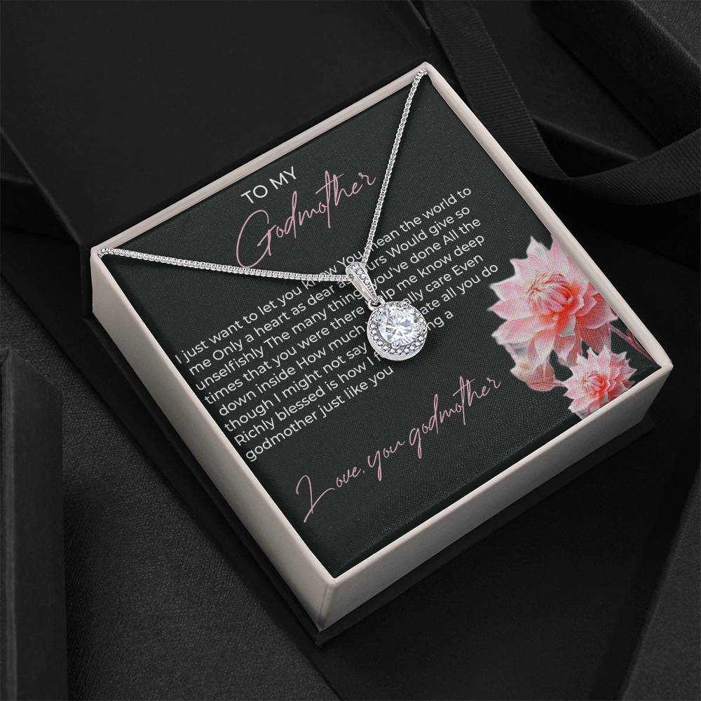 To My Godmother, Eternal Hope Pendant | Godmother Necklace (Necklace Only)