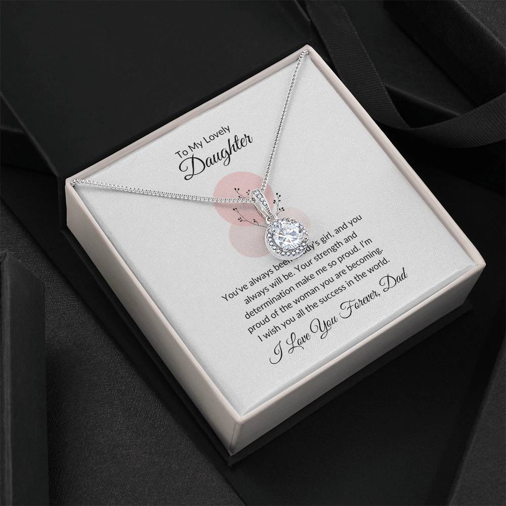 To My Daughter Meaningful Necklace Gift of Love and Inspiration | Perfect for Any Occasion