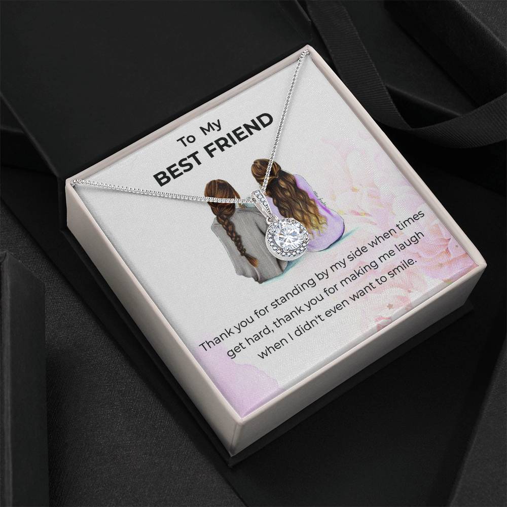 To My Bestie Thank You - Eternal Hope Necklace | Friendship Gift