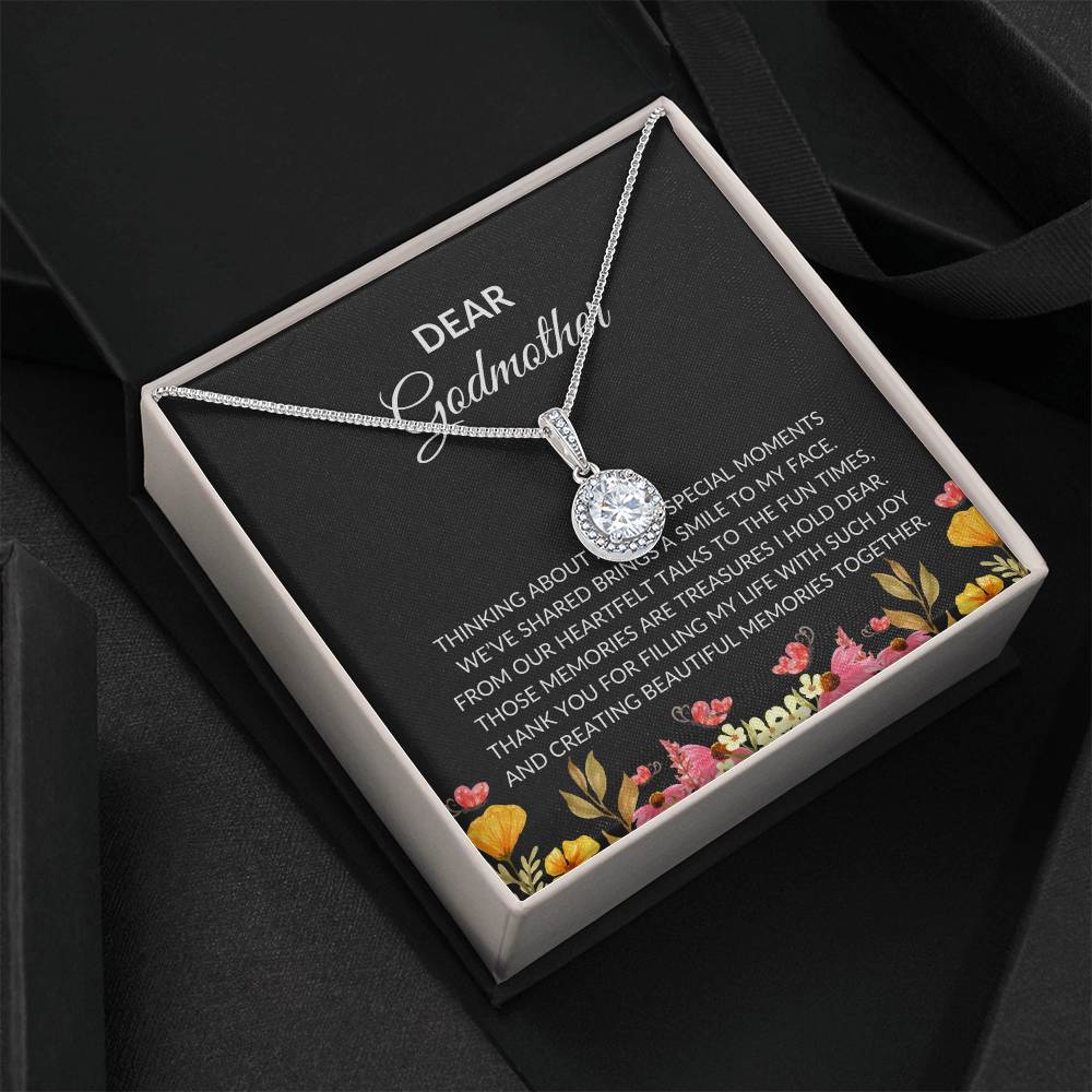 For My Dear Godmother, Eternal Hope Pendant | Godmother Necklace (Necklace Only)