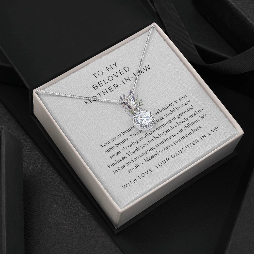 To My Beloved Mother-in-law, Eternal Hope Necklace | Mother-in-law Gift |