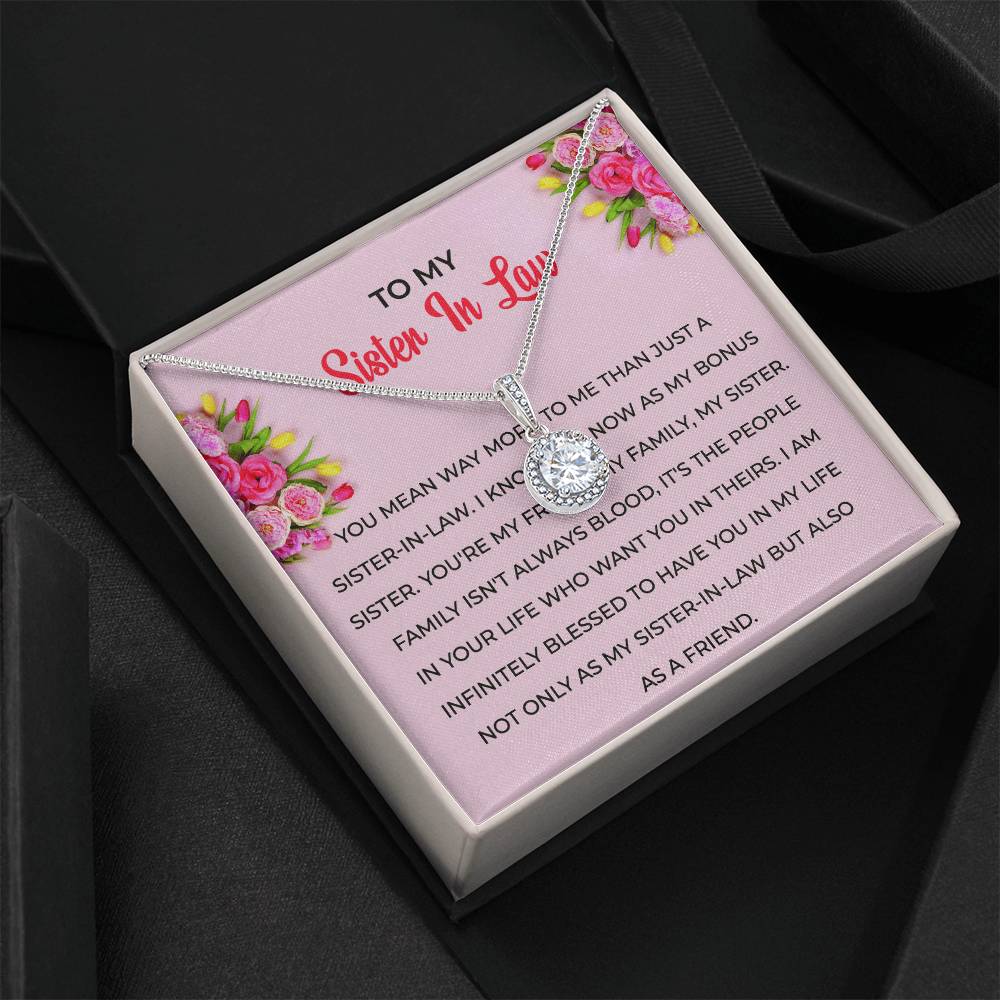 To My Sister-in-law | Eternal Hope Necklace | Timeless Gift of Deep Connection