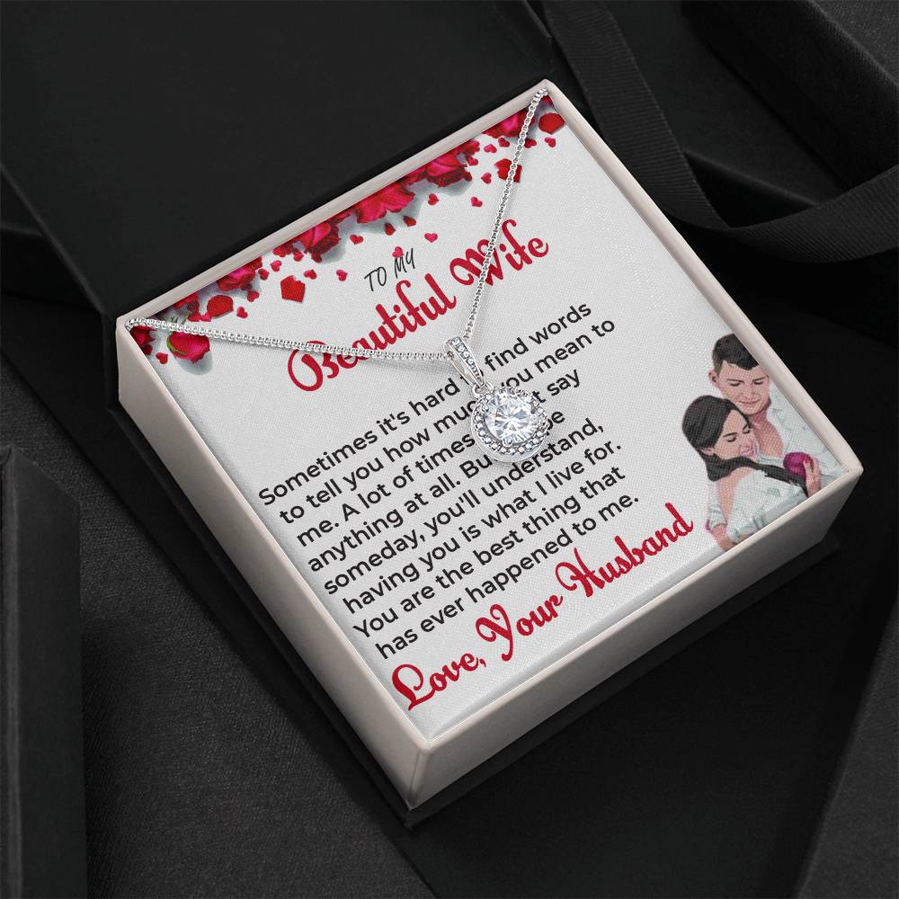 To My Beautiful Wife Special Necklace Gift for Wife | Necklace For Her