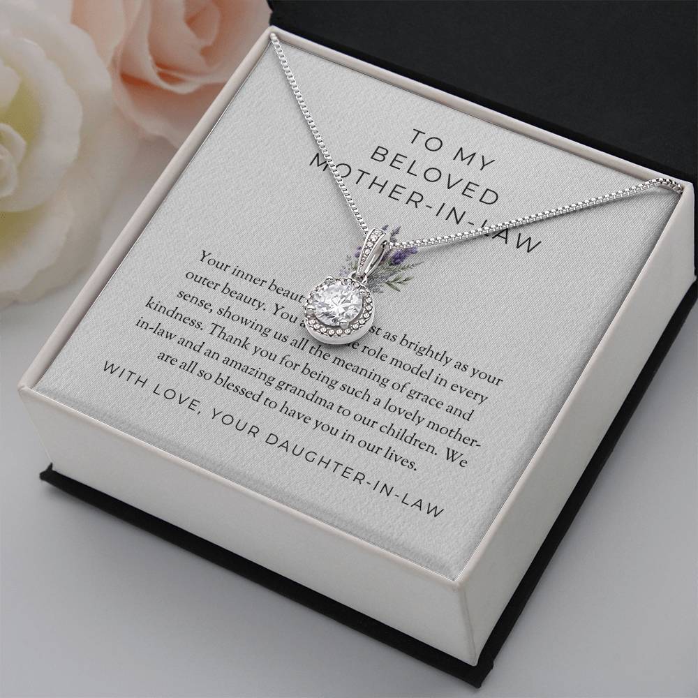 To My Beloved Mother-in-law, Eternal Hope Necklace | Mother-in-law Gift |