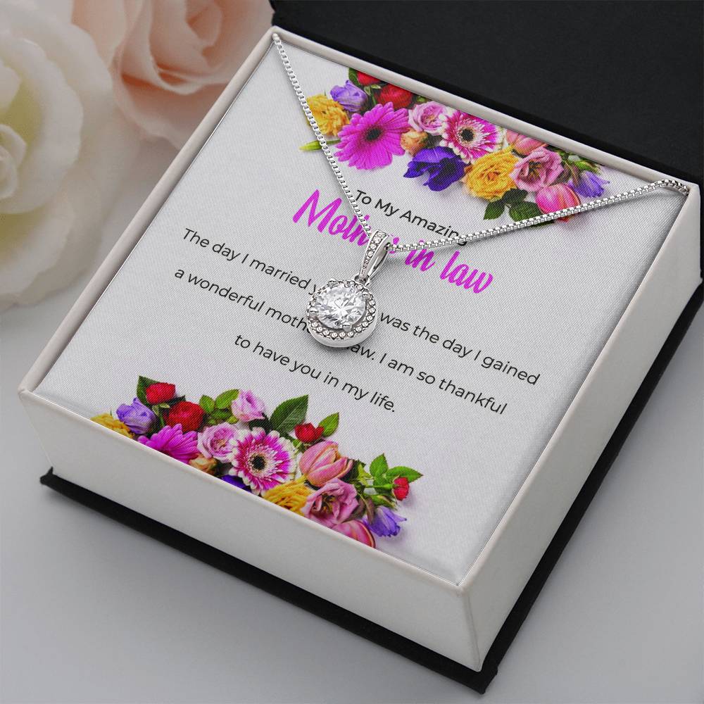 To My Amazing Mother-in-law, Eternal Hope Necklace | Mother-in-law Gift