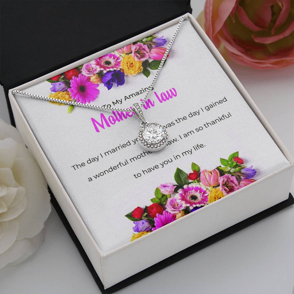 To My Amazing Mother-in-law, Eternal Hope Necklace | Mother-in-law Gift