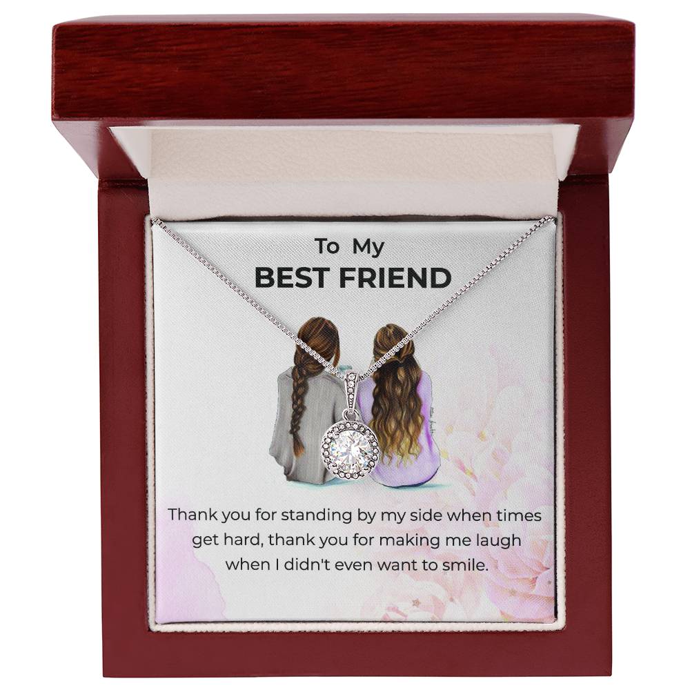 To My Bestie Thank You - Eternal Hope Necklace | Friendship Gift
