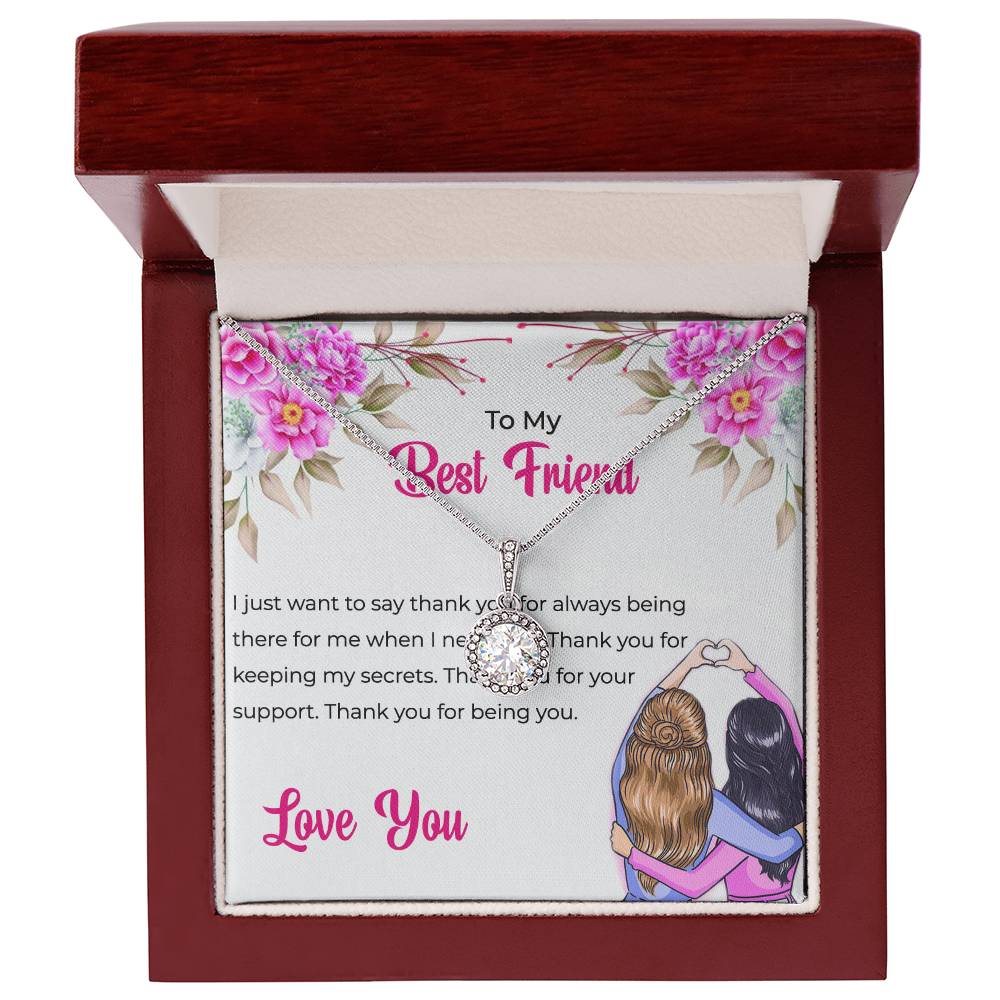 To My Lifetime Best Friend - Eternal Hope Necklace | Best Friend Friendship Gift