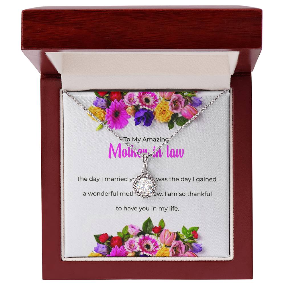 To My Amazing Mother-in-law, Eternal Hope Necklace | Mother-in-law Gift