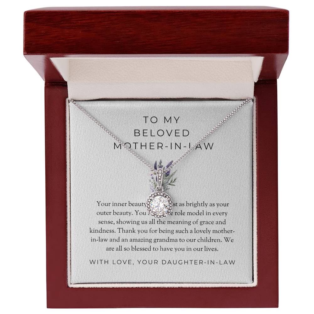 To My Beloved Mother-in-law, Eternal Hope Necklace | Mother-in-law Gift |