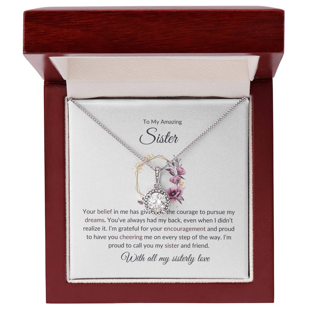 To My Remarkable Sister – Eternal Hope Necklace | A Stunning Gift to Honor The Best Sister Ever