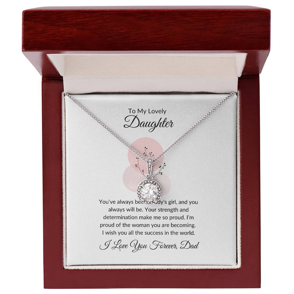 To My Daughter Meaningful Necklace Gift of Love and Inspiration | Perfect for Any Occasion