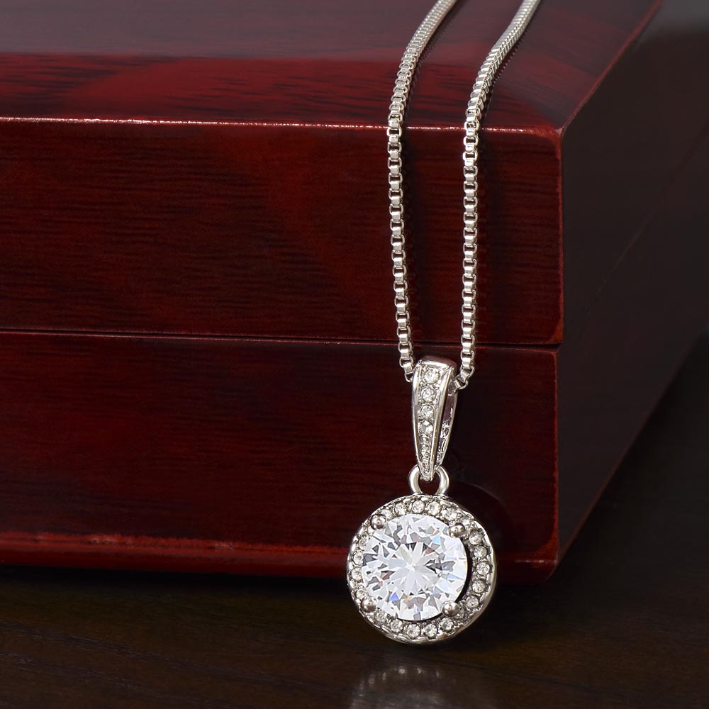 To My Little Wonder - From Aunt to Niece Eternal Hope Necklace - SOUVMOUR