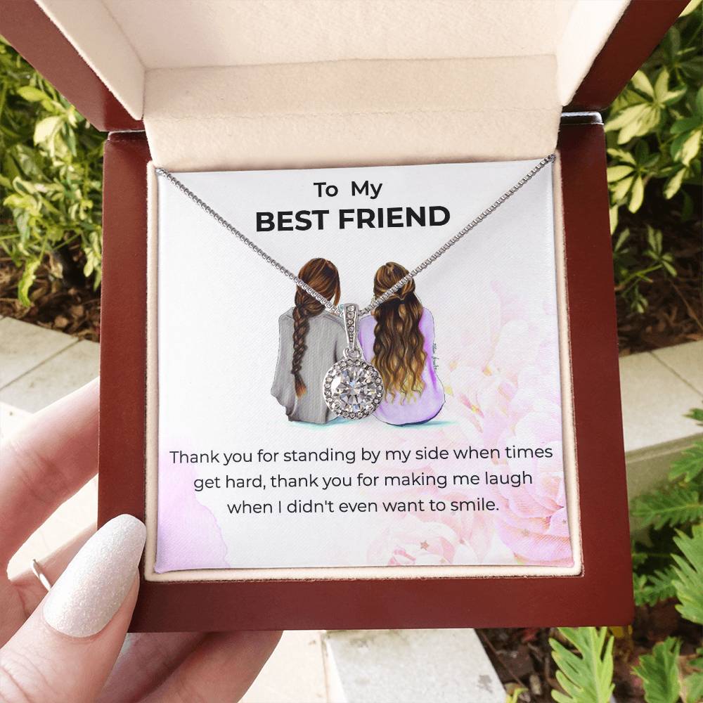 To My Bestie Thank You - Eternal Hope Necklace | Friendship Gift