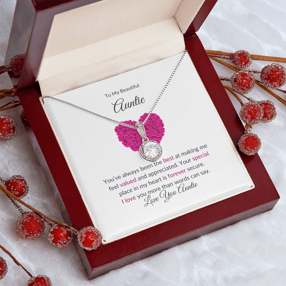 To My Aunt Eternal Hope Necklace | Special Jewelry Gift For Aunt - SOUVMOUR