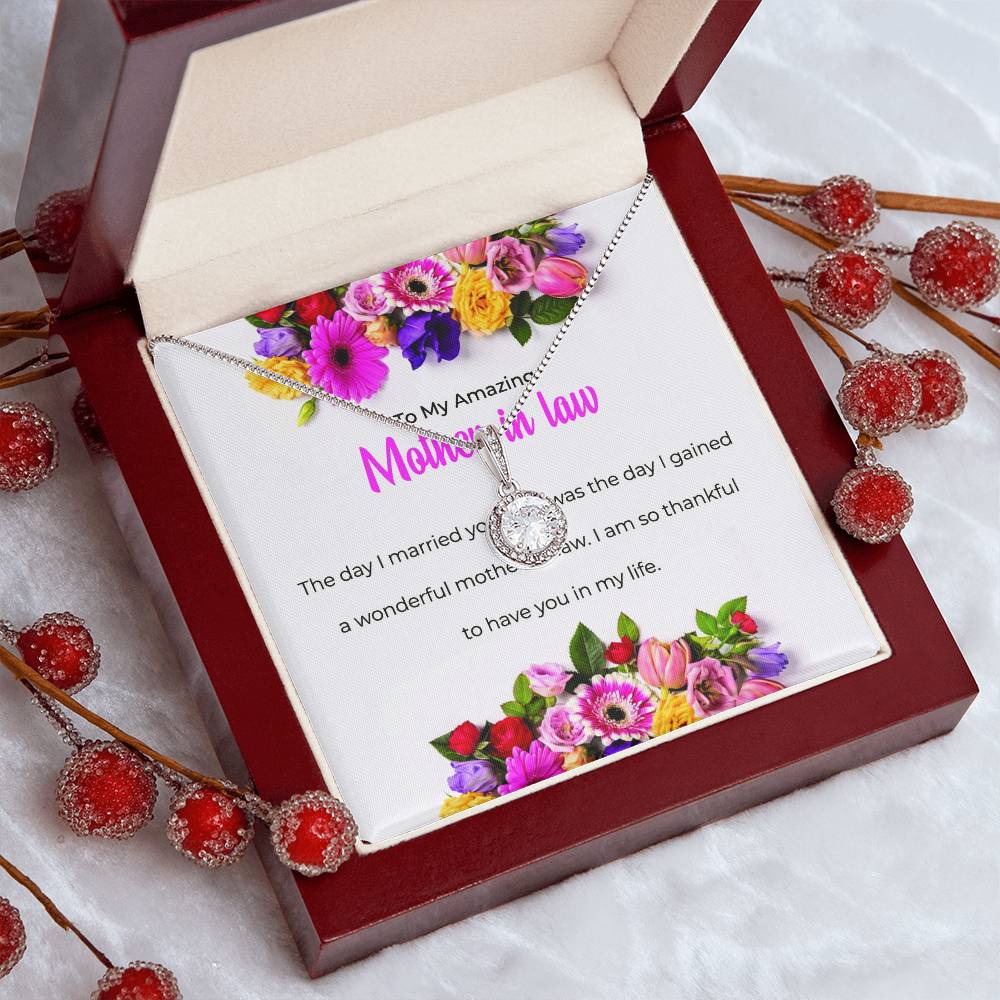 To My Amazing Mother-in-law, Eternal Hope Necklace | Mother-in-law Gift