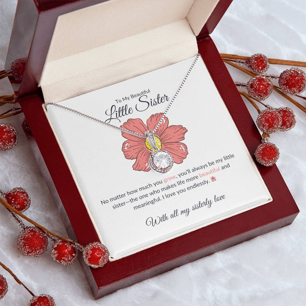To My Gorgeous Little Sister – Eternal Hope Necklace | An Elegant Gift to Embrace Dreams