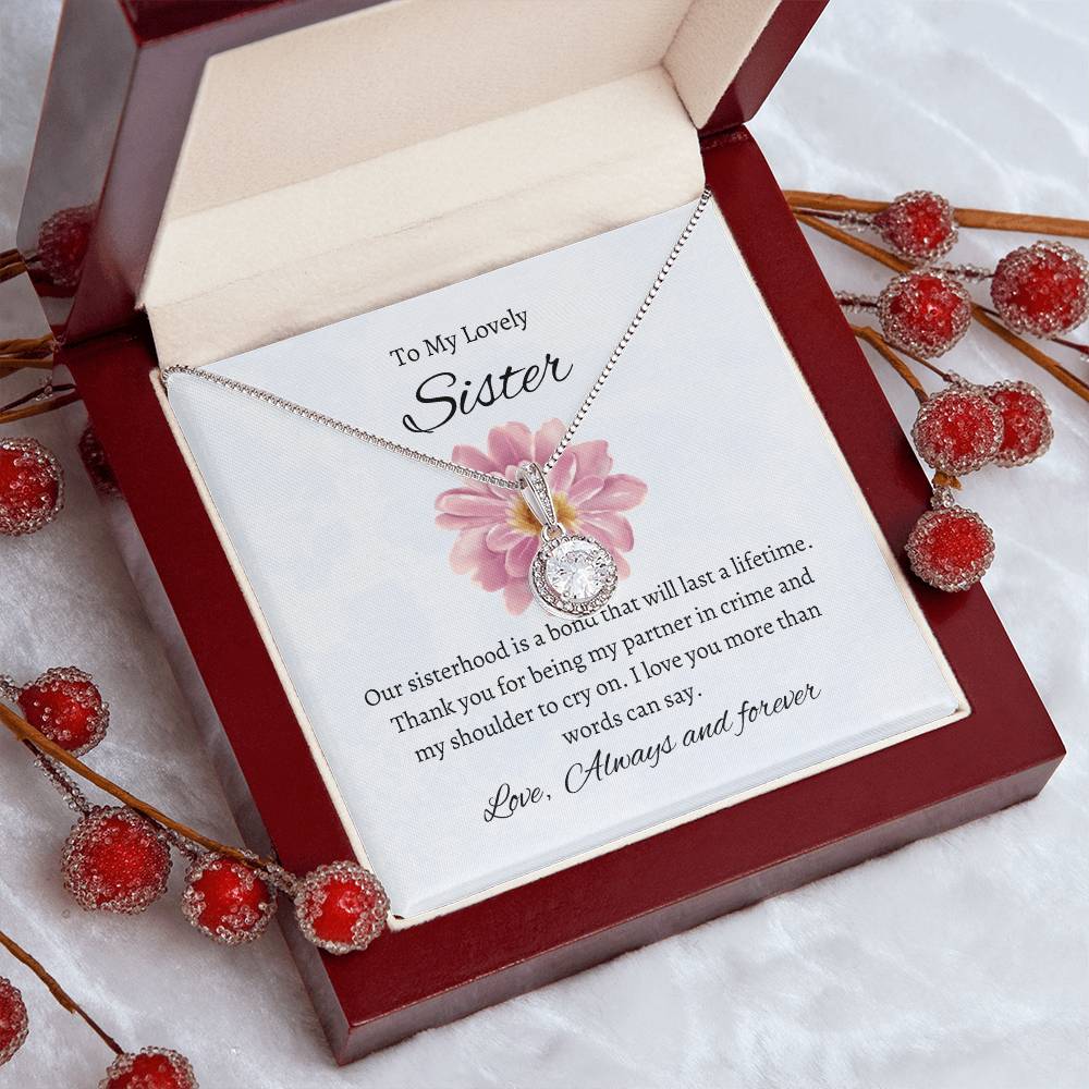 To My Beautiful Sister – Eternal Hope Necklace | A Timeless Gift For A Cherished Sister