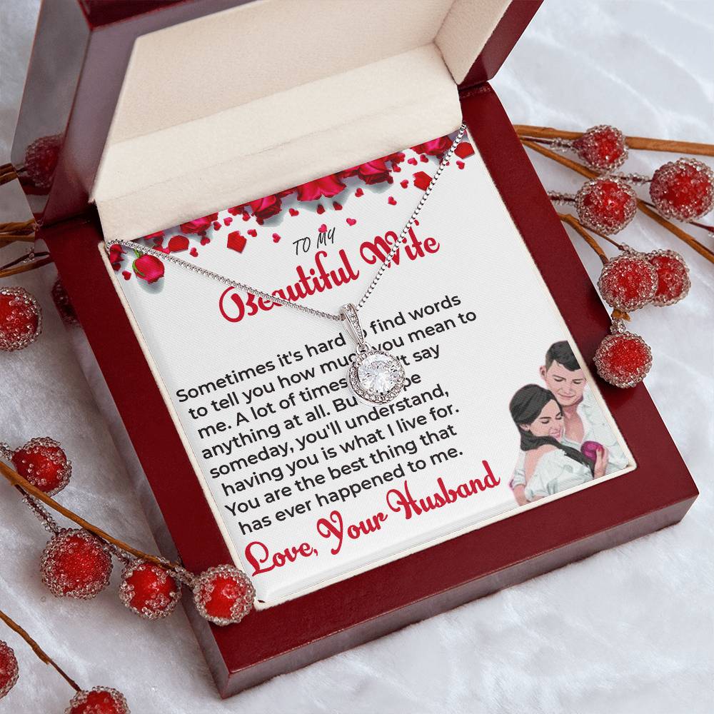 To My Beautiful Wife Special Necklace Gift for Wife | Necklace For Her