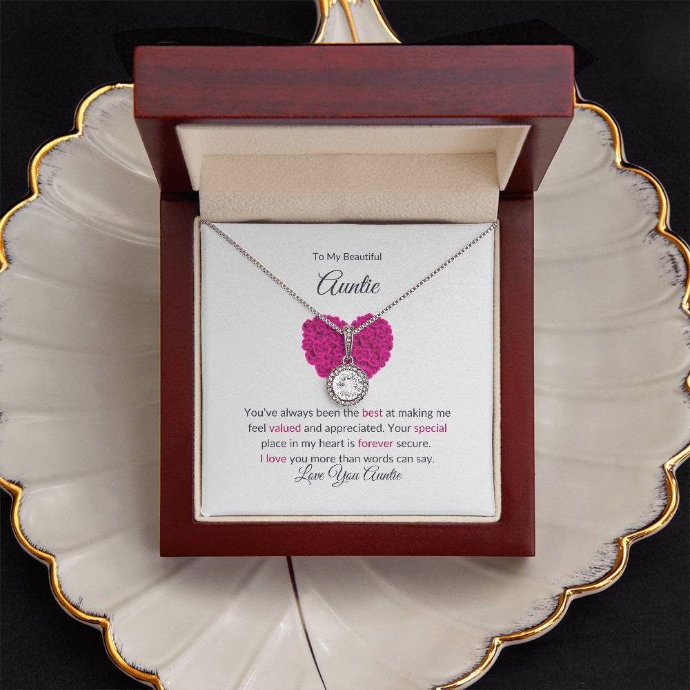 To My Aunt Eternal Hope Necklace | Special Jewelry Gift For Aunt - SOUVMOUR