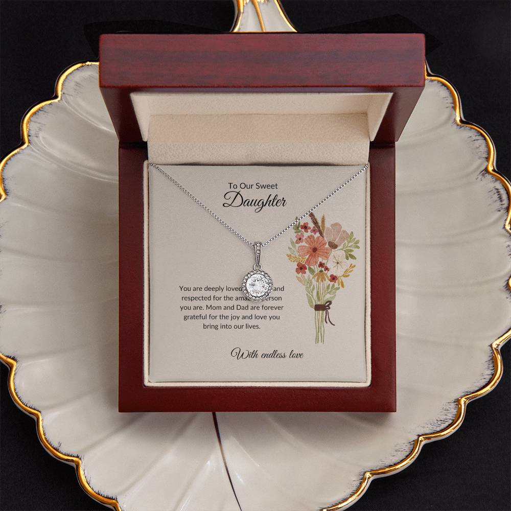 To My sweet Daughter - Eternal Hope Necklace | A Heartfelt Gift For Daughter
