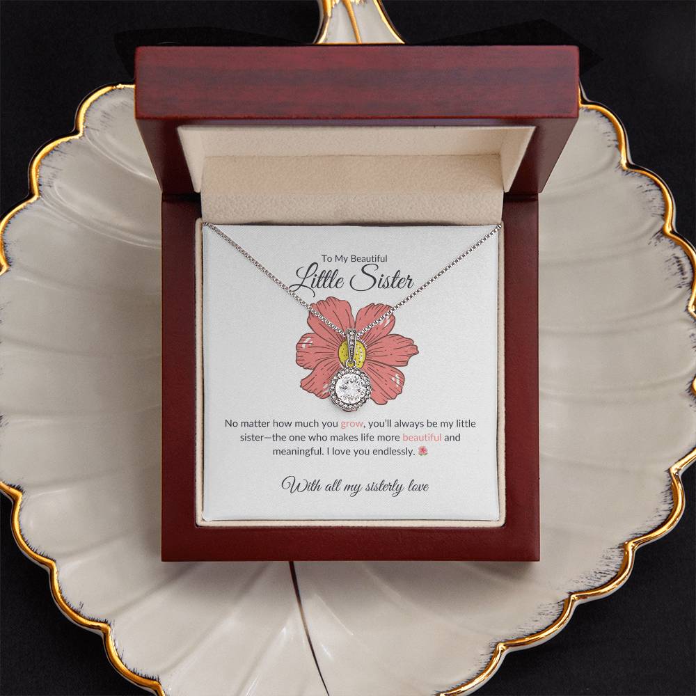 To My Gorgeous Little Sister – Eternal Hope Necklace | An Elegant Gift to Embrace Dreams