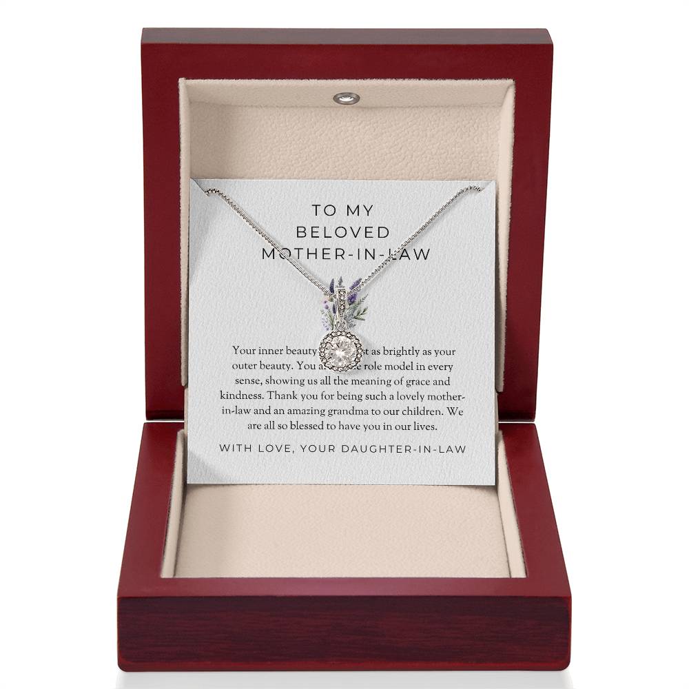 To My Beloved Mother-in-law, Eternal Hope Necklace | Mother-in-law Gift |