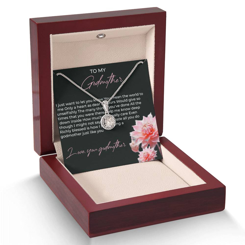 To My Godmother, Eternal Hope Pendant | Godmother Necklace (Necklace Only)