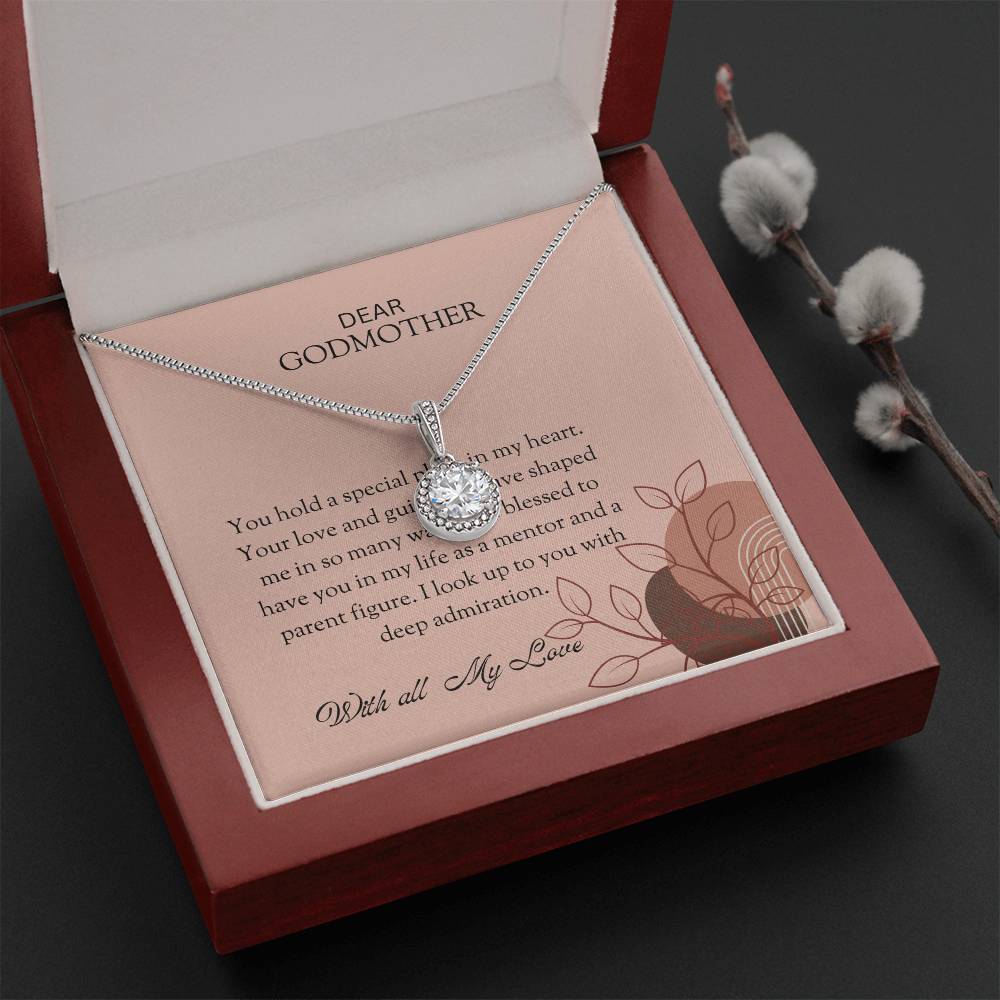 Special Gift for My Godmother, Eternal Hope Pendant | Godmother Necklace (Necklace Only)