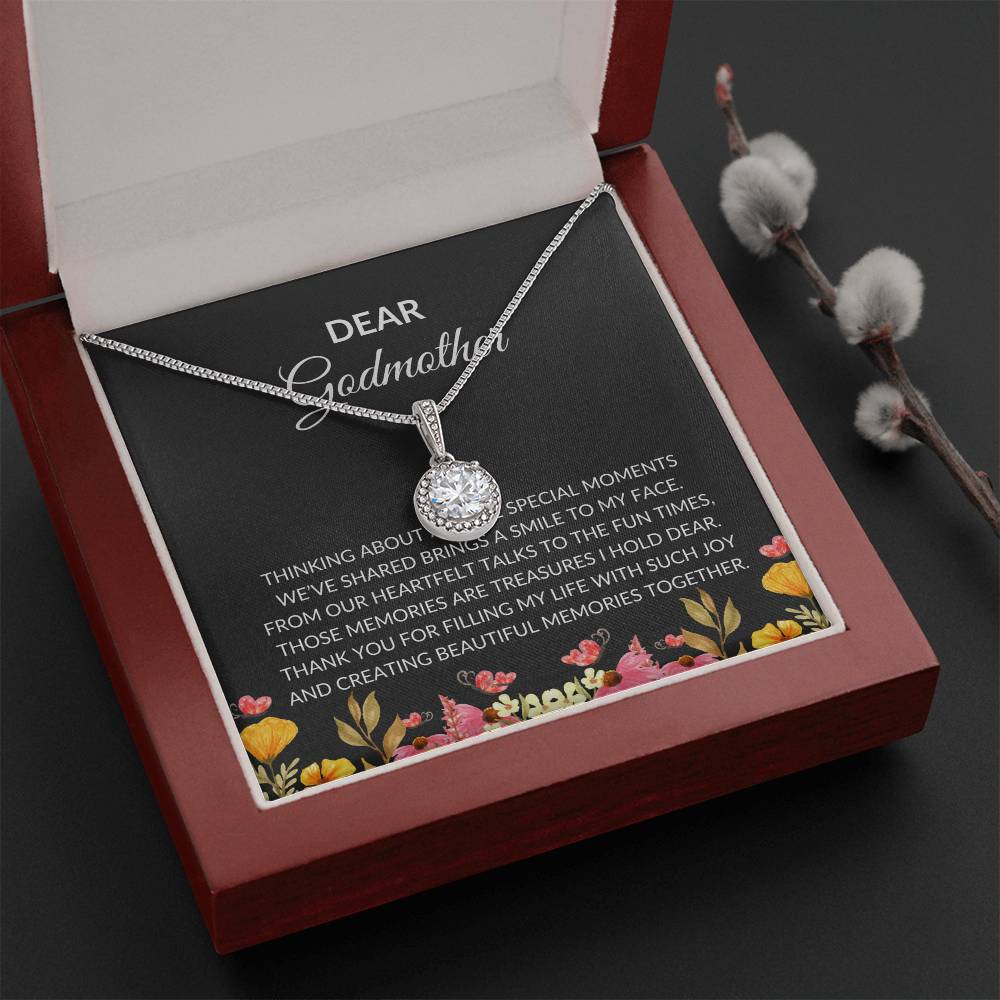 For My Dear Godmother, Eternal Hope Pendant | Godmother Necklace (Necklace Only)