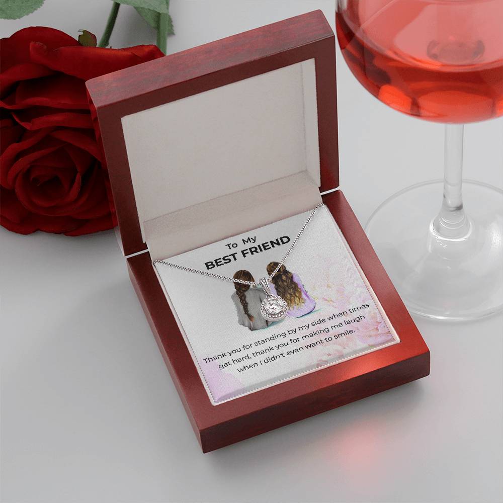 To My Bestie Thank You - Eternal Hope Necklace | Friendship Gift