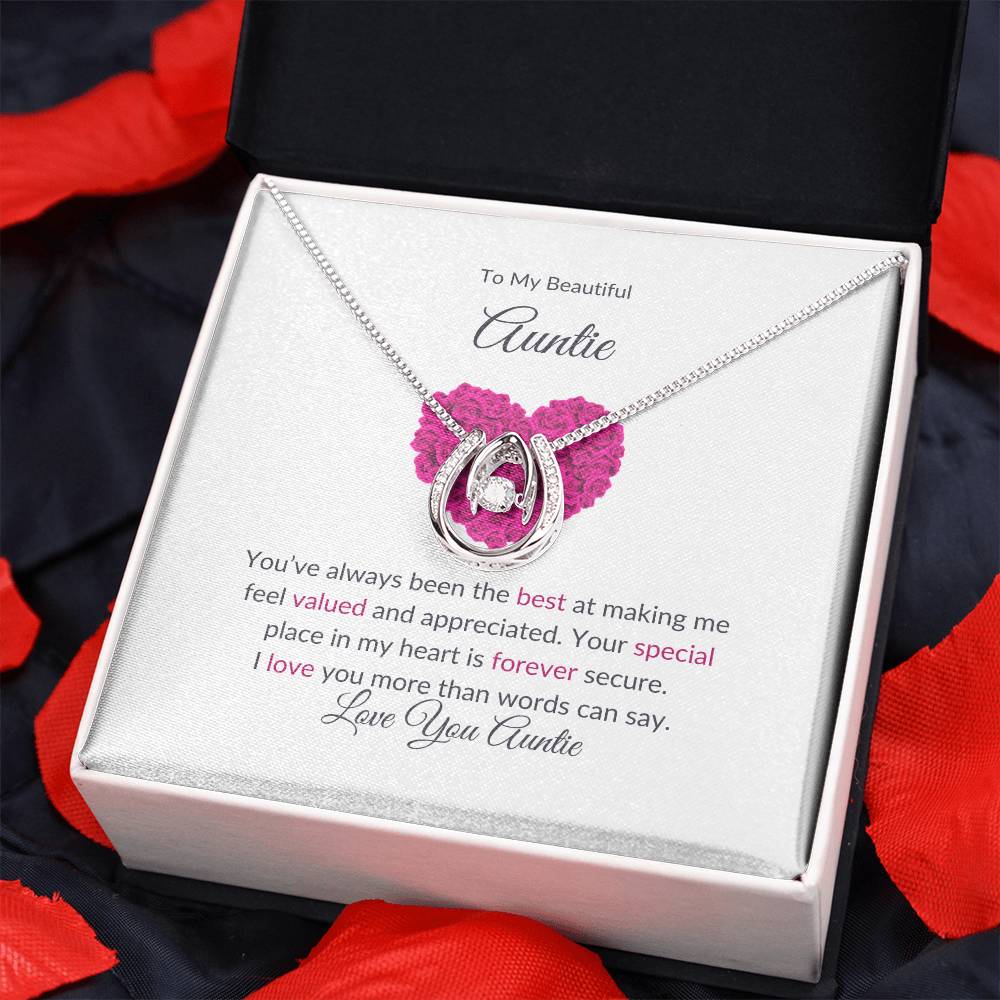 To My Aunt Necklace – Heartfelt Necklace | A Grateful Gift for a Special Aunt - SOUVMOUR