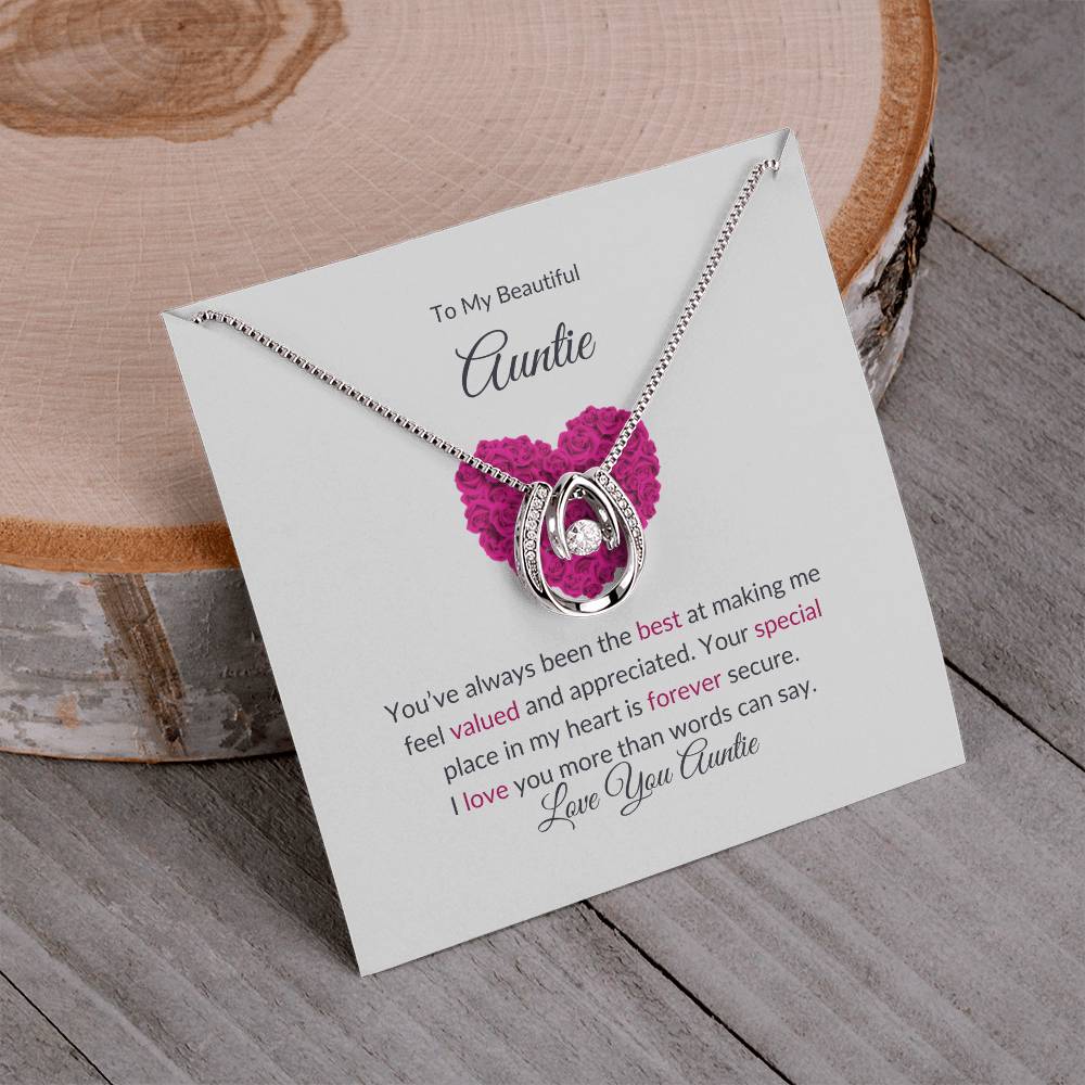To My Aunt Necklace – Heartfelt Necklace | A Grateful Gift for a Special Aunt - SOUVMOUR