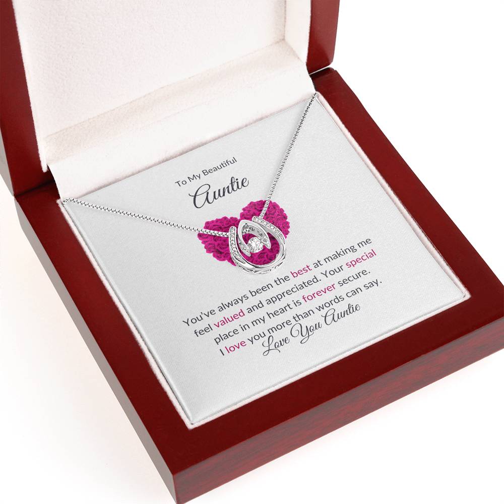 To My Aunt Necklace – Heartfelt Necklace | A Grateful Gift for a Special Aunt - SOUVMOUR