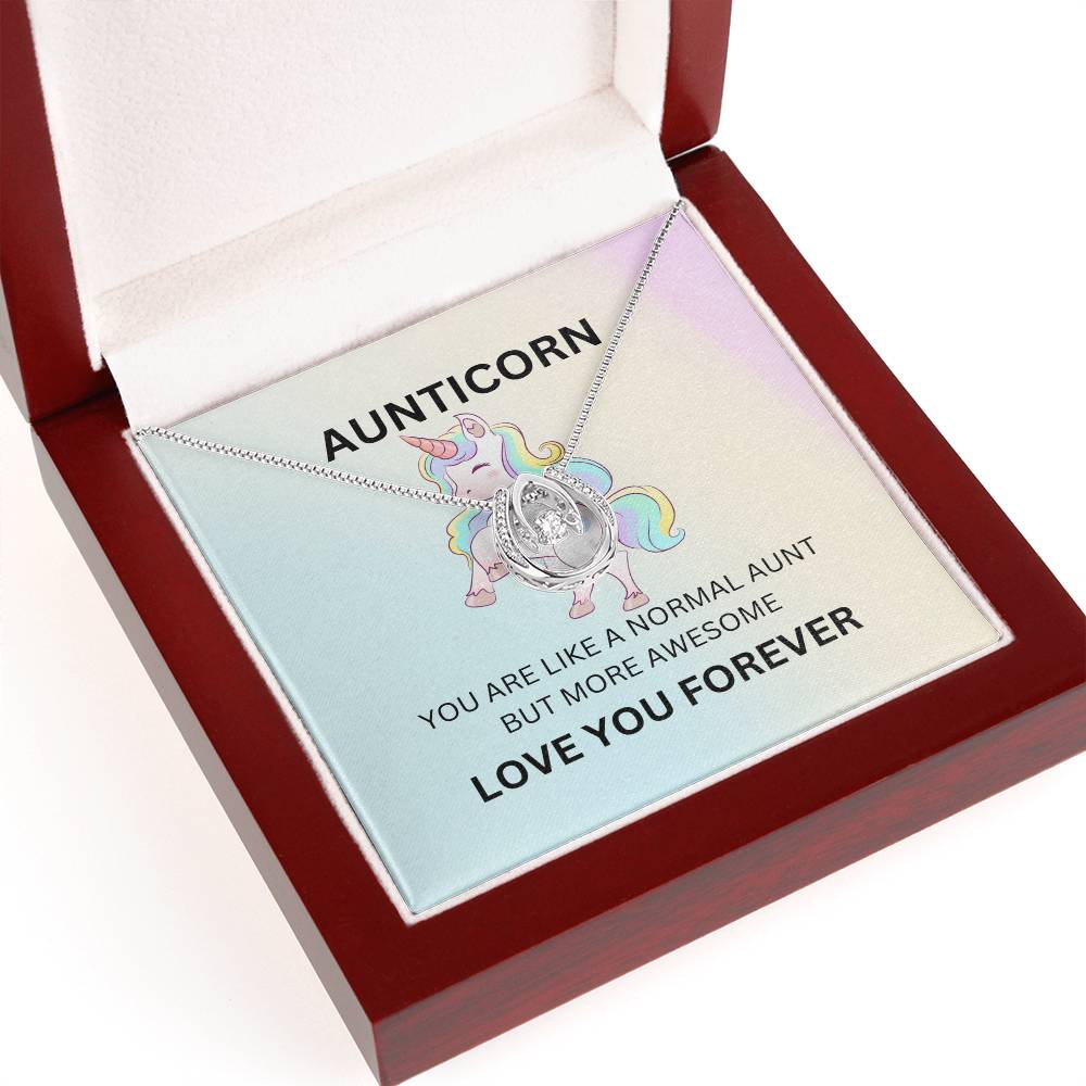 To My Aunticorn – Cute Necklace | A Fun and Grateful Gift for Aunt - SOUVMOUR