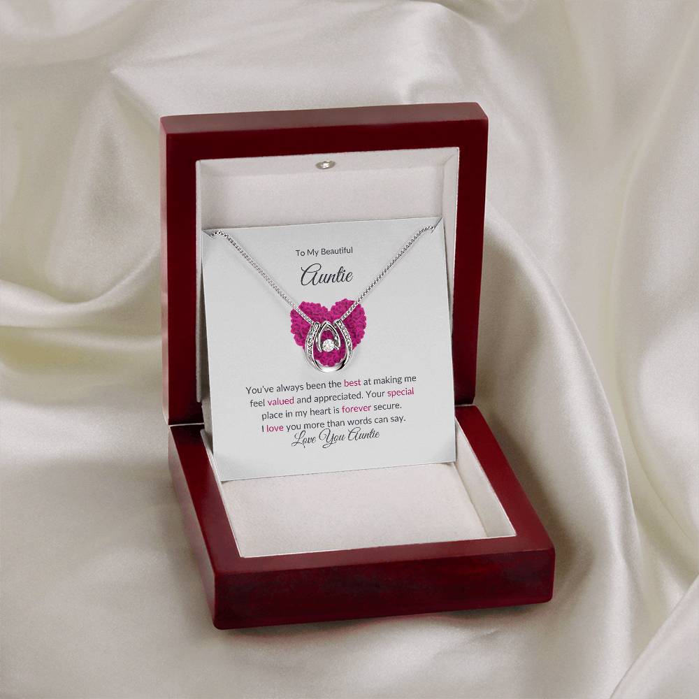 To My Aunt Necklace – Heartfelt Necklace | A Grateful Gift for a Special Aunt - SOUVMOUR