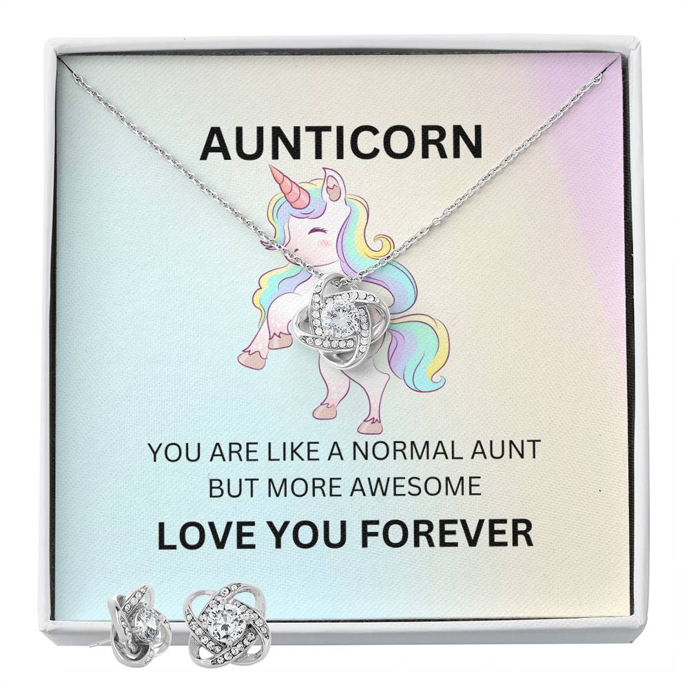Adorable Aunticorn Necklace Set – A Fun and Loving Gift for the Best Auntie - SOUVMOUR