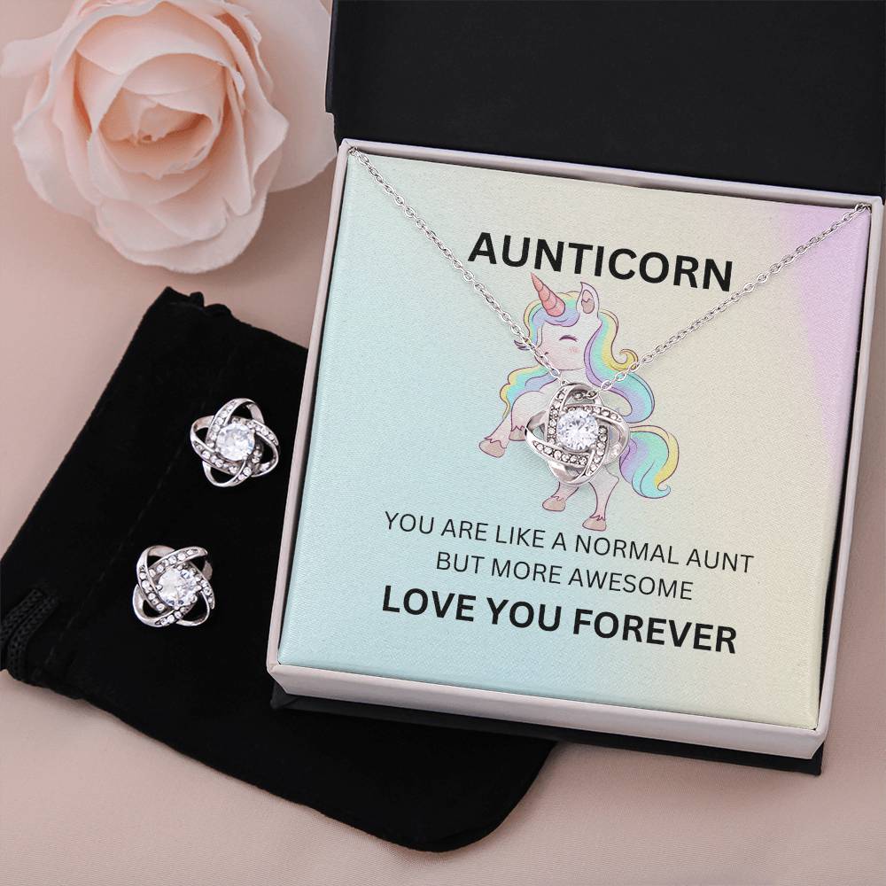 Adorable Aunticorn Necklace Set – A Fun and Loving Gift for the Best Auntie - SOUVMOUR