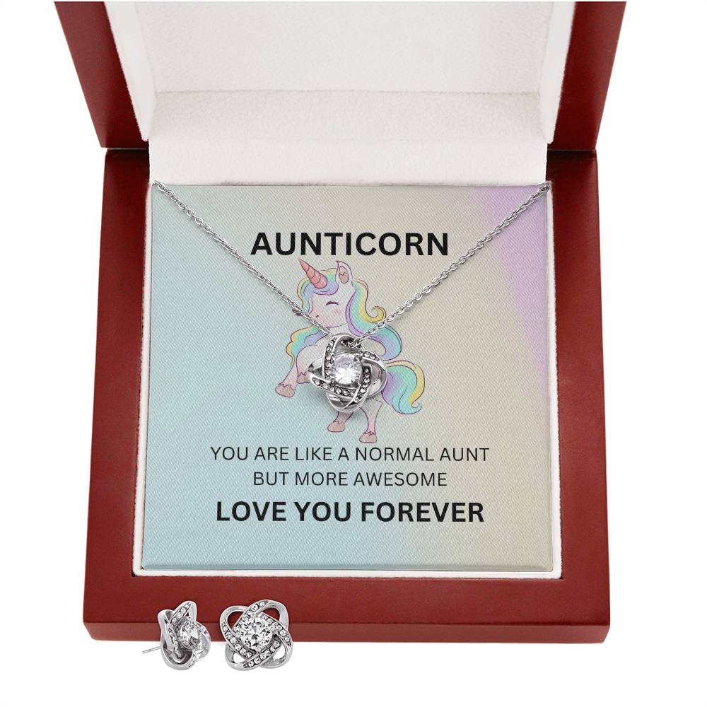 Adorable Aunticorn Necklace Set – A Fun and Loving Gift for the Best Auntie - SOUVMOUR