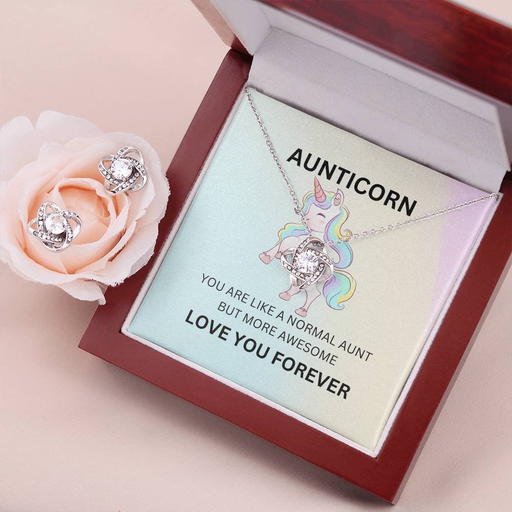 Adorable Aunticorn Necklace Set – A Fun and Loving Gift for the Best Auntie - SOUVMOUR