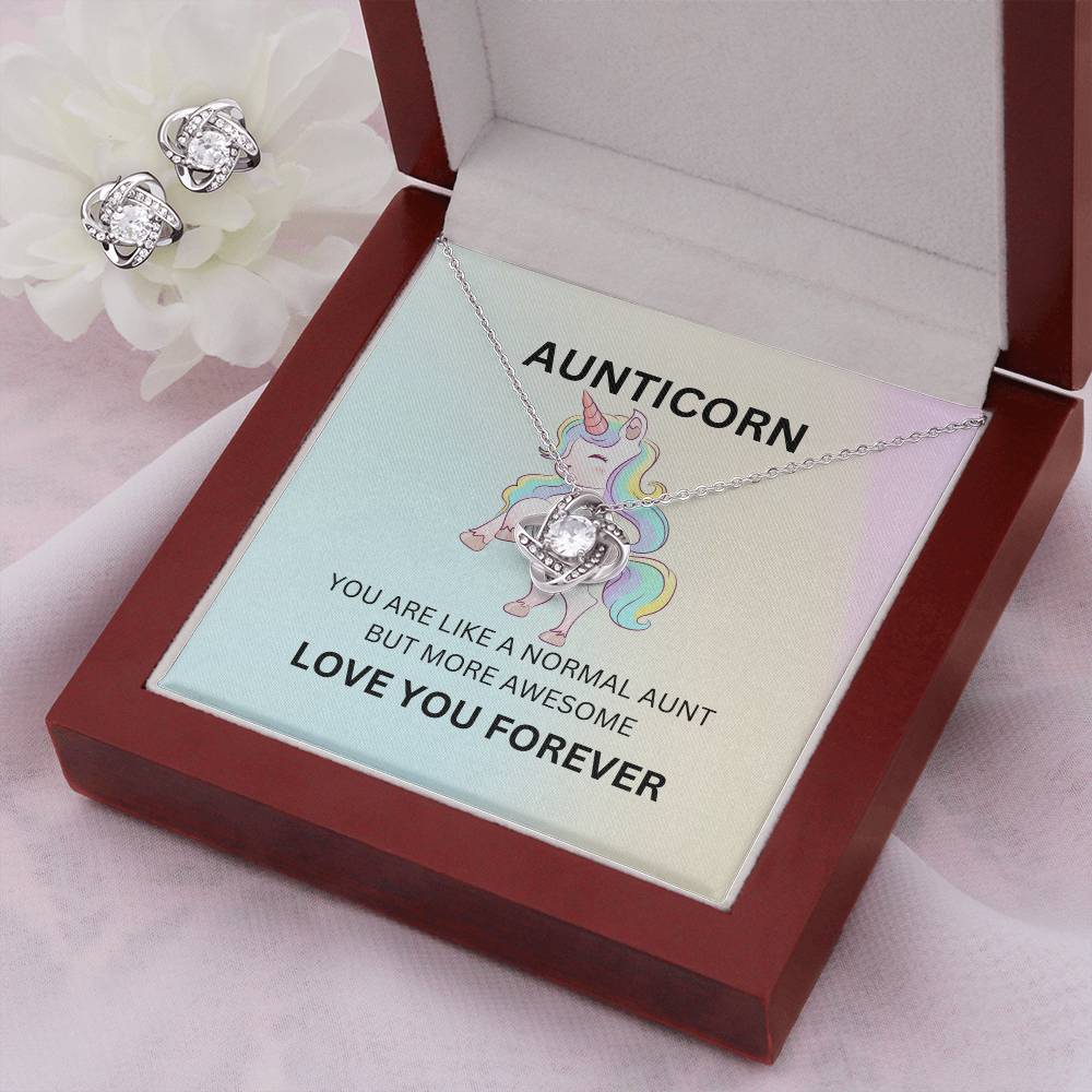 Adorable Aunticorn Necklace Set – A Fun and Loving Gift for the Best Auntie - SOUVMOUR