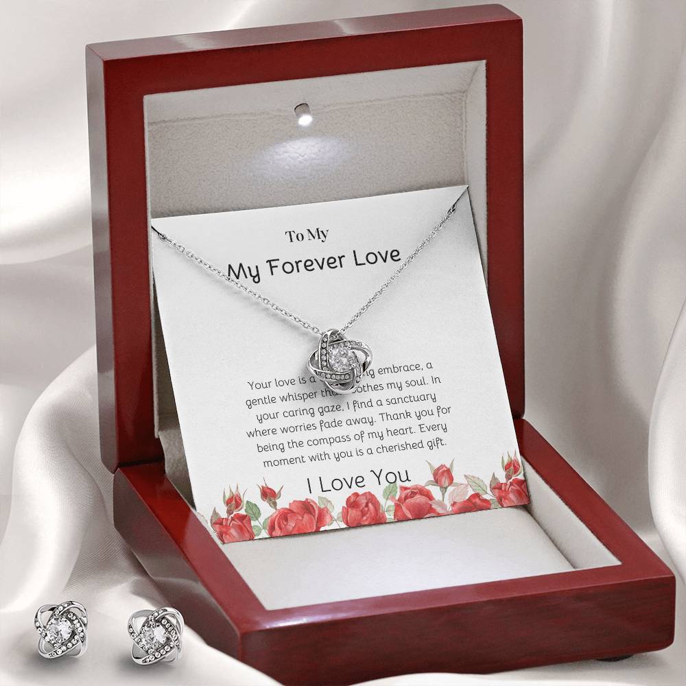Forever Love Knot Necklace | Romantic Gift for Her and Girlfriend - SOUVMOUR