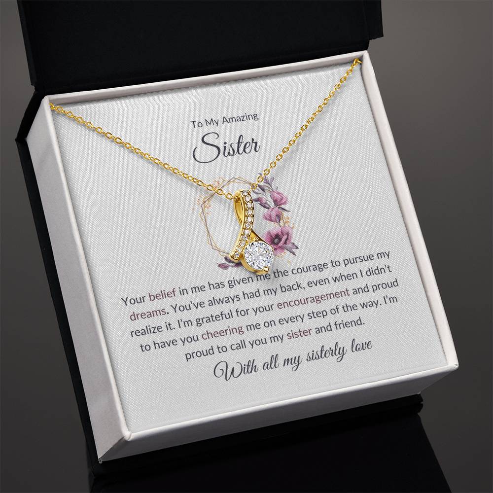 For My Amazing Sister – Alluring Beauty Necklace | A Beautifully Crafted Piece For Sister