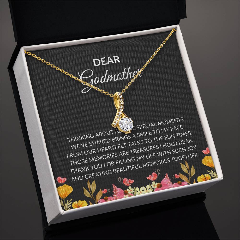 For My Dear Godmother, Alluring Beauty Necklace (Yellow & White Gold Variants) | Godmother Necklace (Necklace Only)