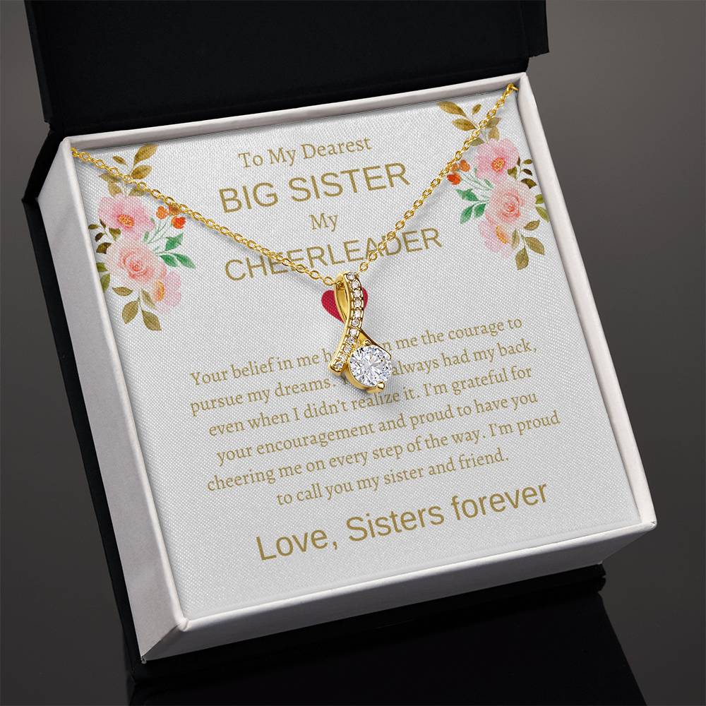 For My Beloved Big Sister – Alluring Beauty Necklace Gift | A Gorgeous Keepsake to Cherish Forever