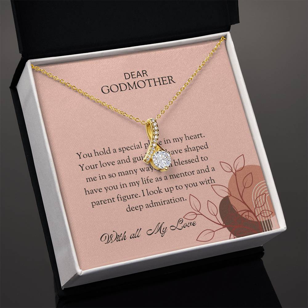 Special Gift for My Godmother, Alluring Beauty Necklace (Yellow & White Gold Variants) | Godmother Necklace (Necklace Only)