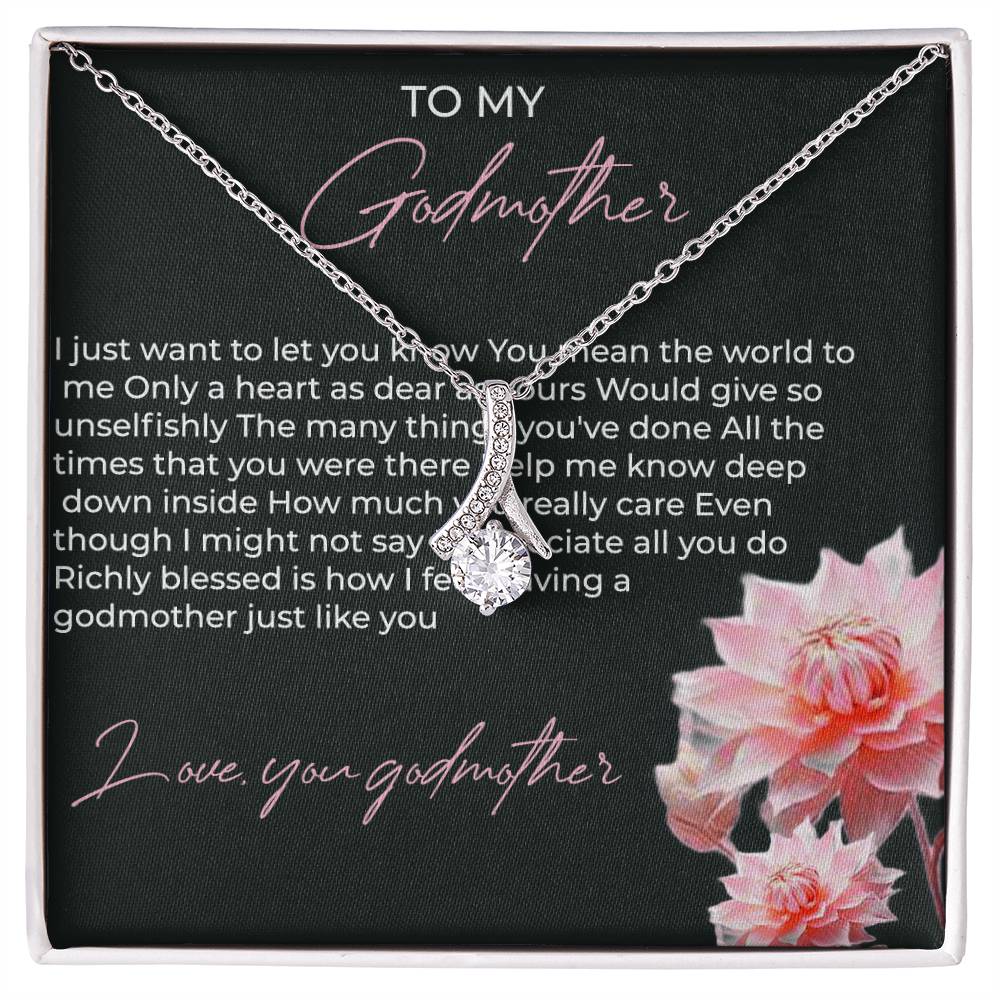 To My Godmother, Alluring Beauty Necklace (Yellow & White Gold Variants) | Godmother Necklace (Necklace Only)