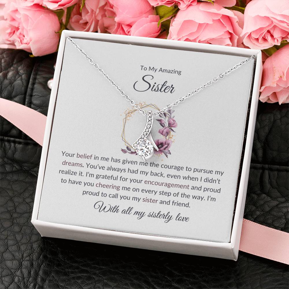 For My Amazing Sister – Alluring Beauty Necklace | A Beautifully Crafted Piece For Sister